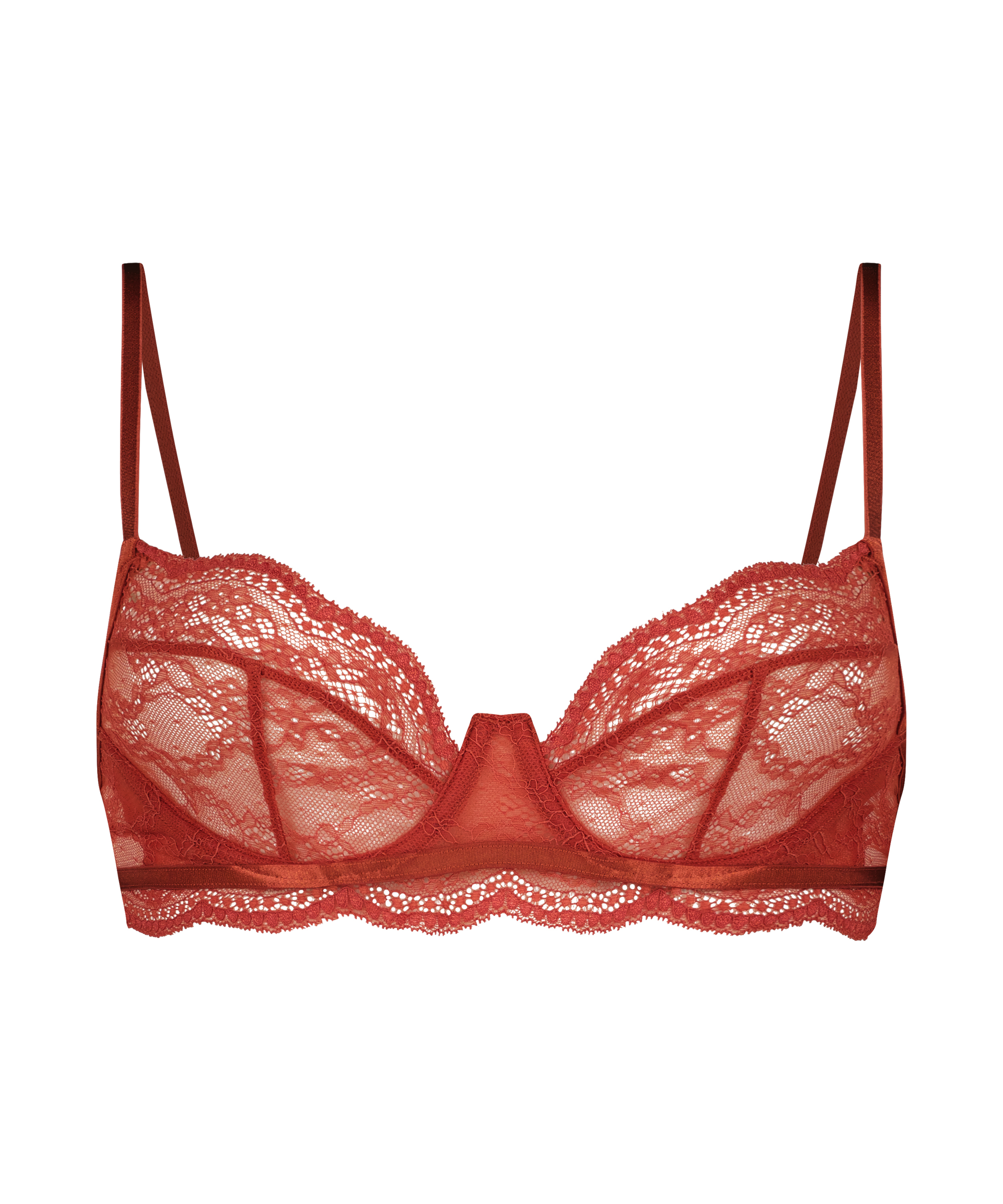 Soutien-gorge non-rembourré à armatures Isabelle, Orange, main