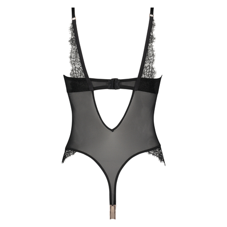 Body à armatures préformé Arianne, Noir