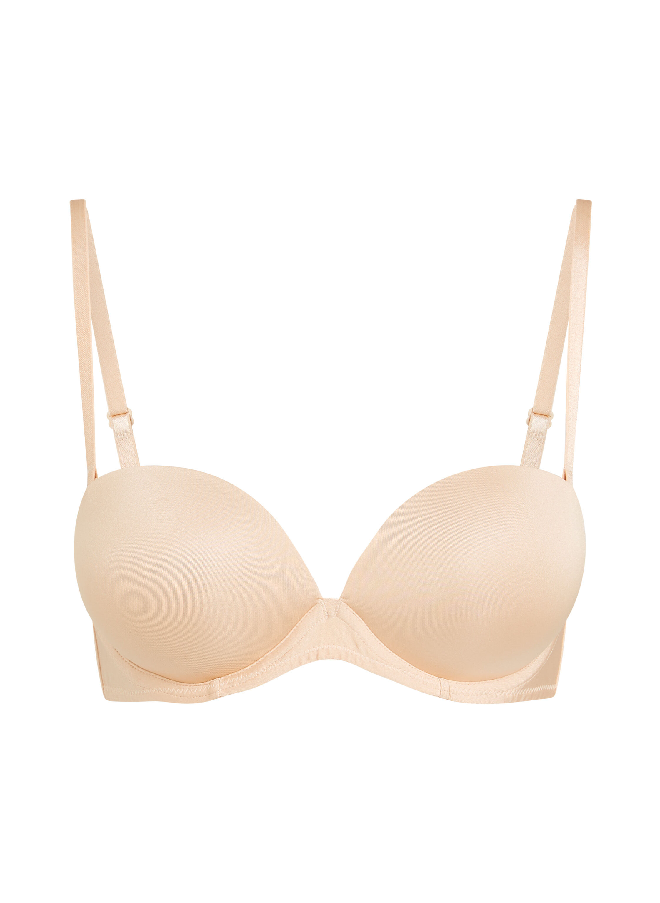 Vorgeformter Strapless-Maximizer-BH, Beige