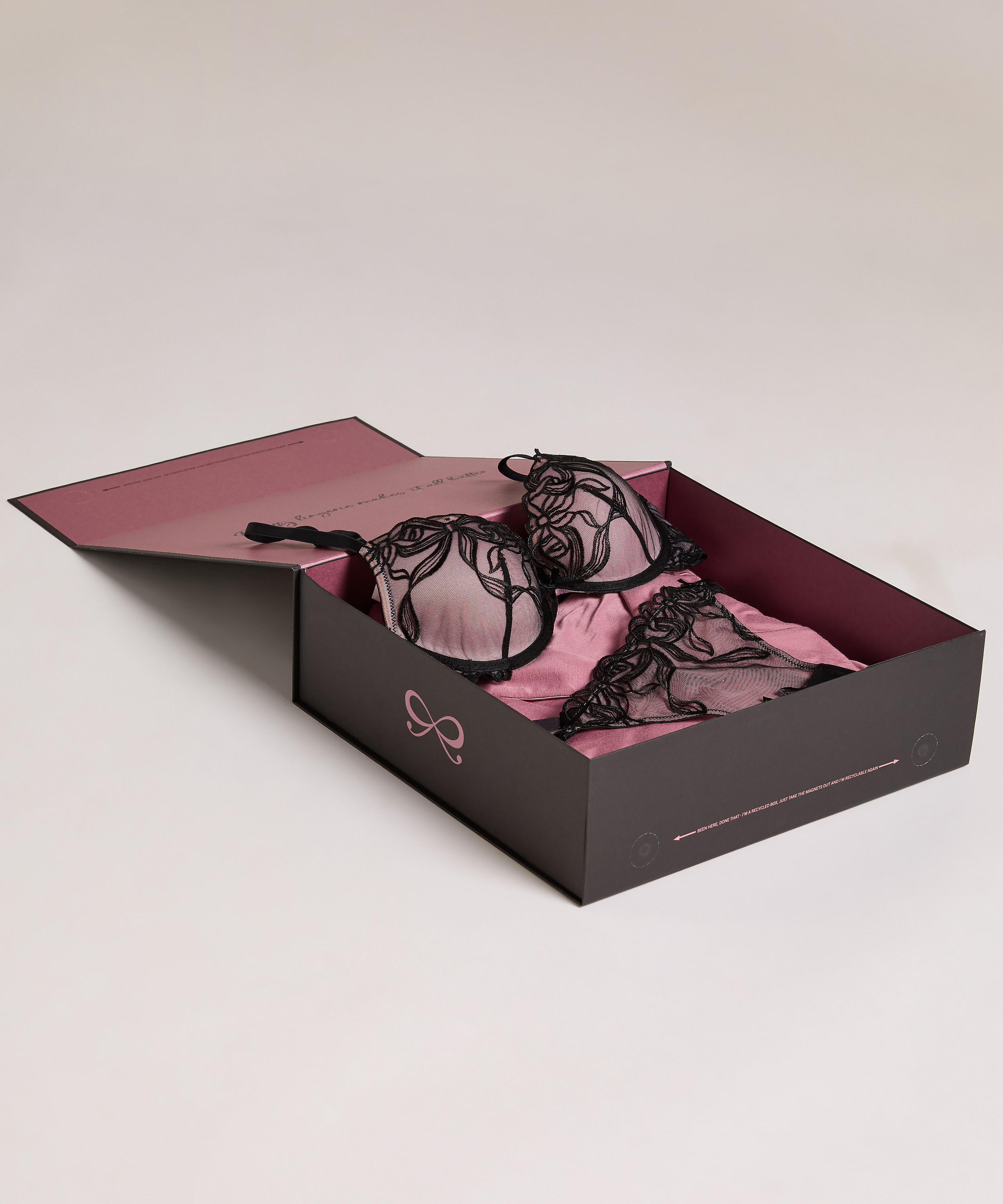 Luxuxgeschenkkasten Large, Schwarz, main