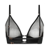 Bralette Mesh Essentials, Schwarz