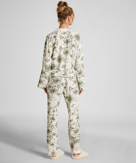 Pyjamahose Storylover, Weiß