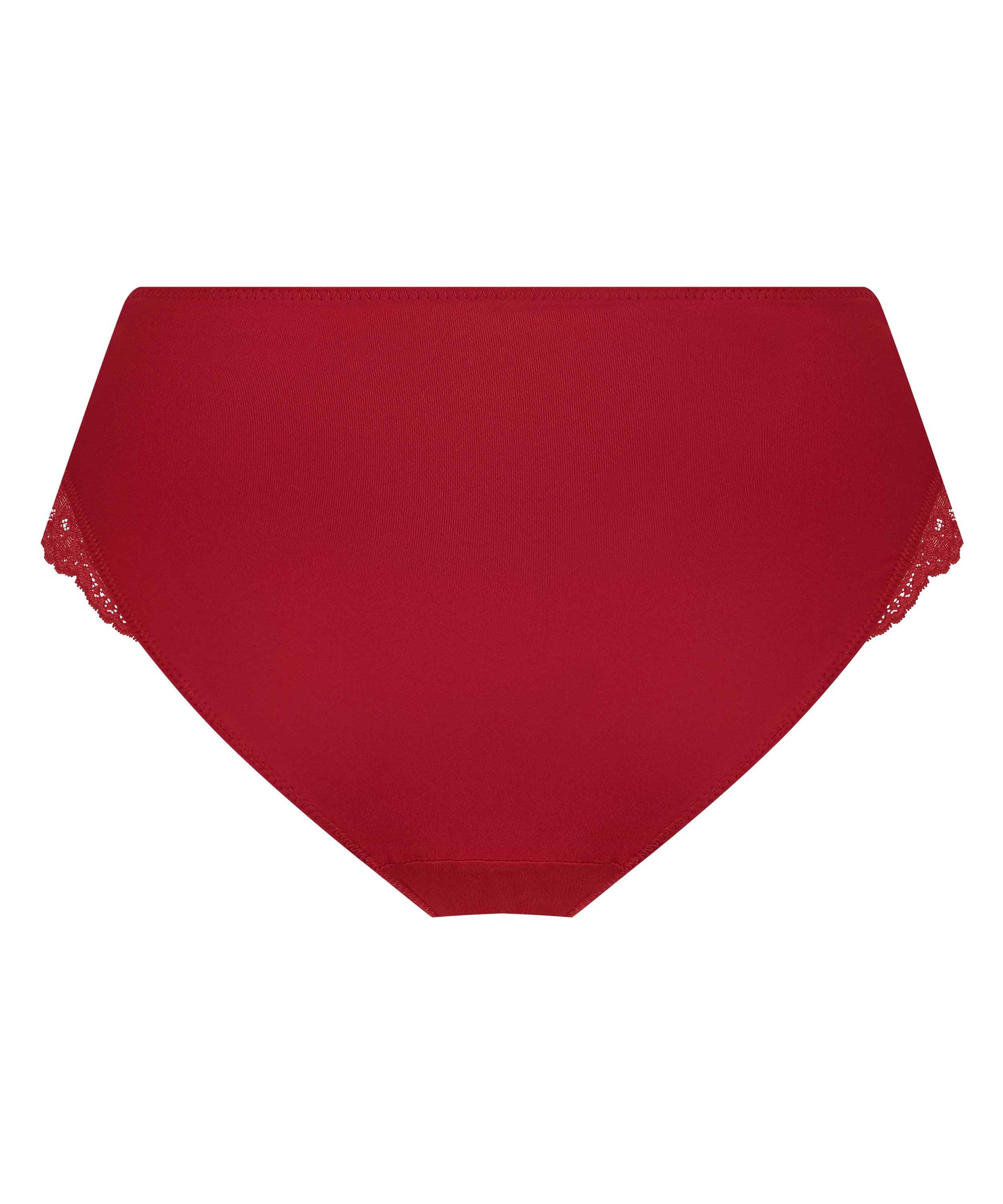 Slip taille haute Sophie, Rouge, main