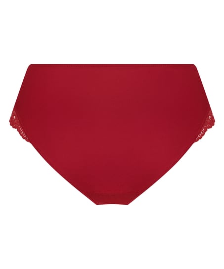 Slip taille haute Sophie, Rouge
