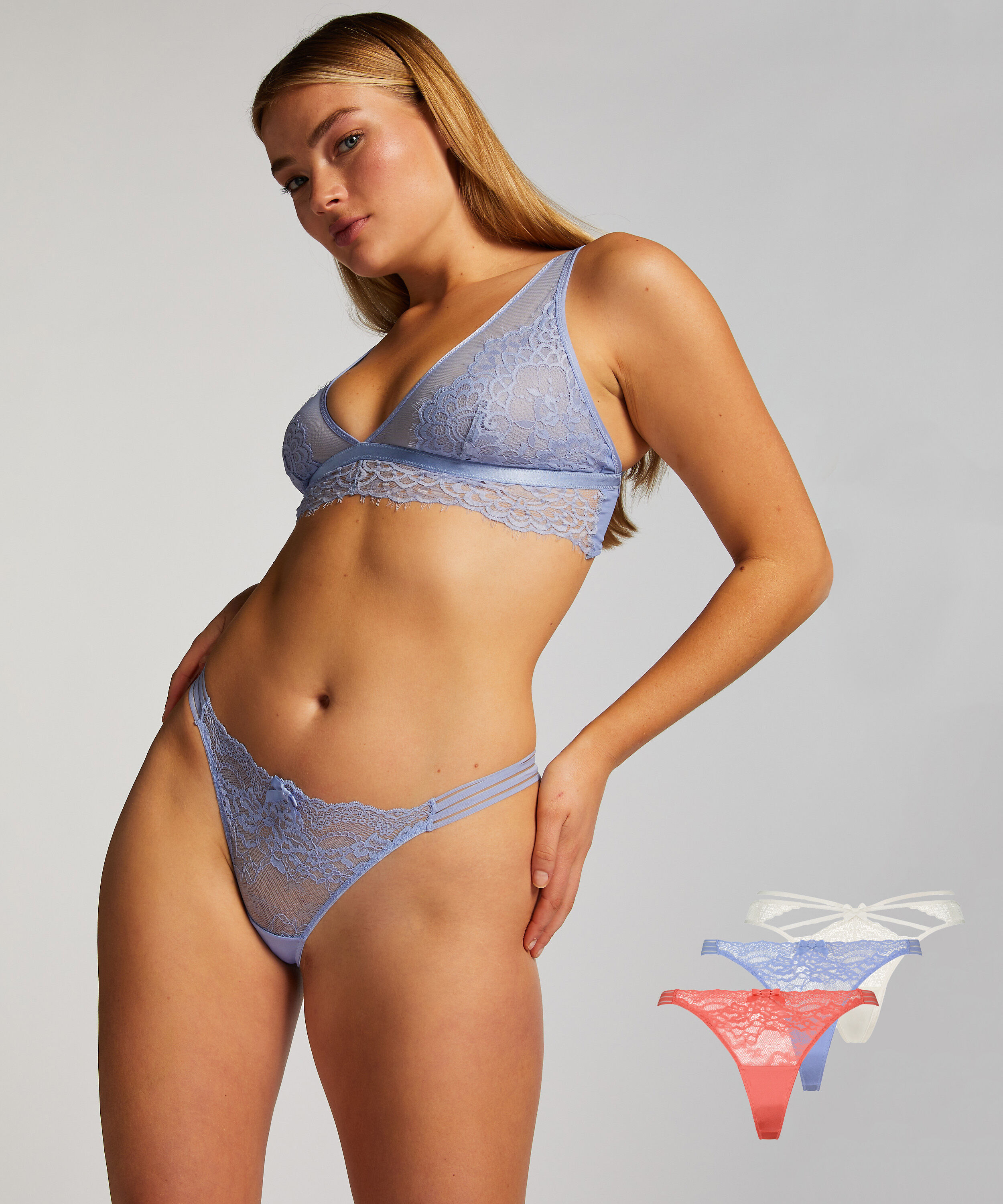 3er-Pack String, Rose