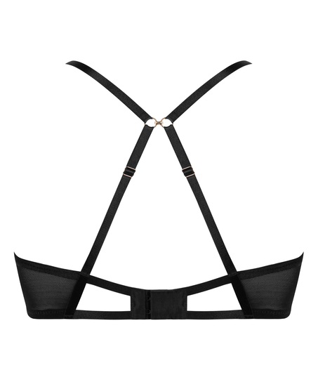 Unwattierter Bügel-BH Cinnamon, Schwarz