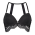 Soutien-gorge long rembourr&eacute; &agrave; armatures Grace, Noir