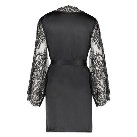 Kimono Seide, Schwarz