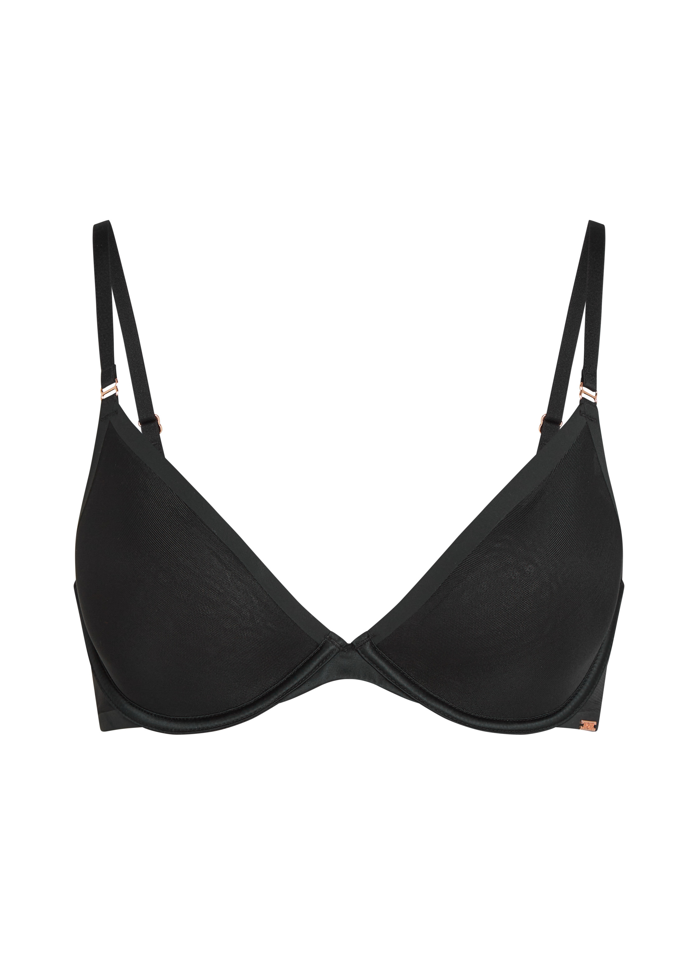 Soutien-gorge à armatures préformé Essential, Noir, main