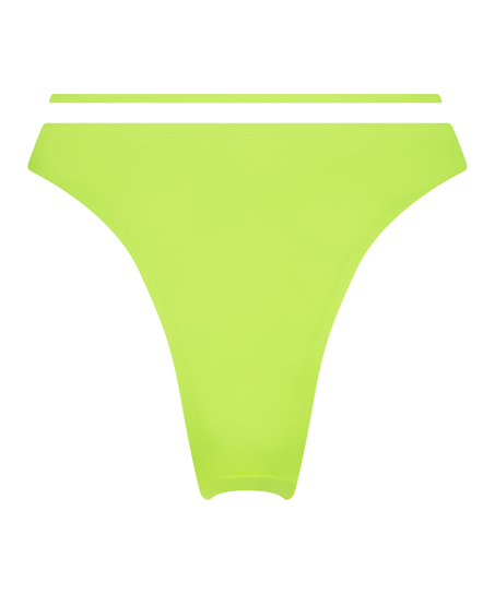 Hoch ausgeschnittener Bikini-Slip Glow, Gelb