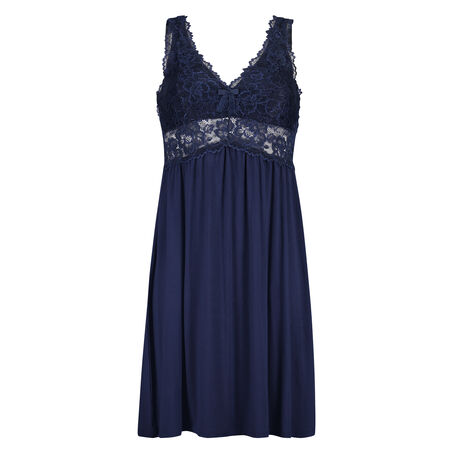 Nuisette Modal Lace, Bleu