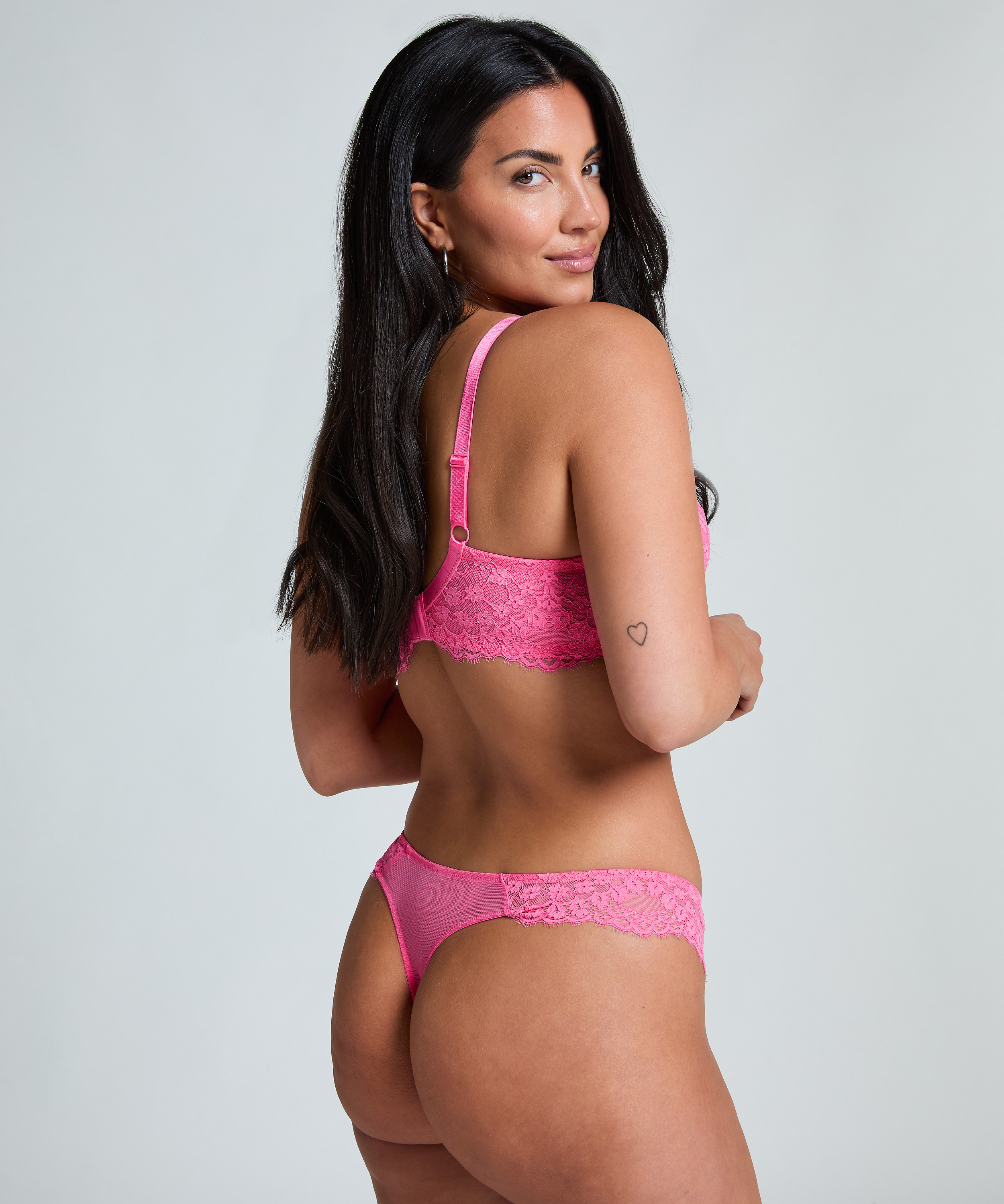 Soutien-gorge à armatures non-préformé Daisy, Rose, main