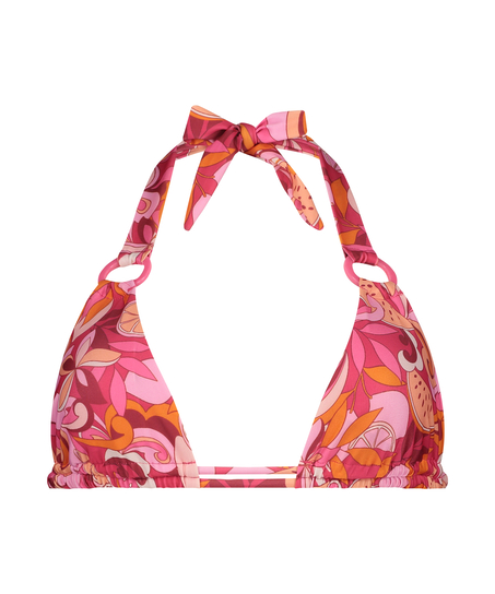Triangel-Bikinioberteil Miami, Rose