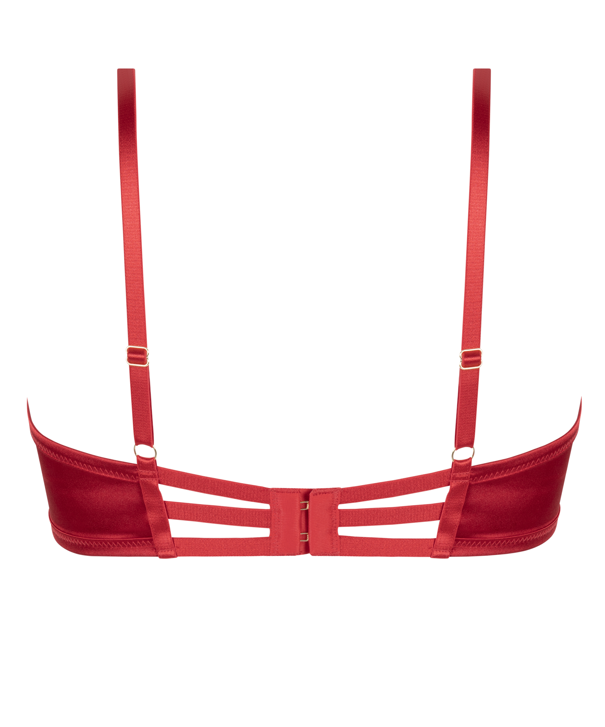 Vienna Unwattierter Bügel-BH, Rot, main