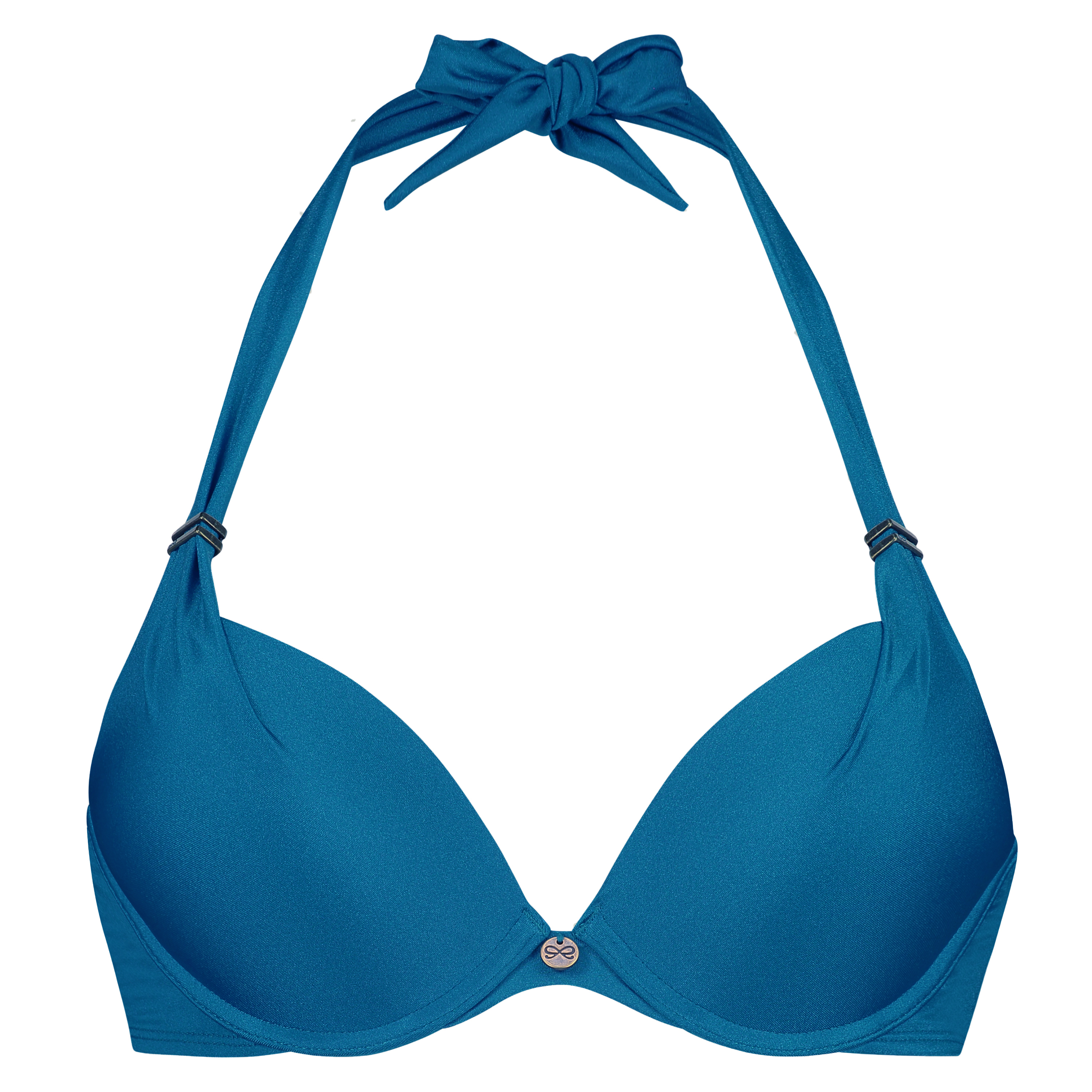 Vorgeformtes Push-up-Bikinitop Sunset Dream Cup A - E, Blau, main