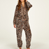 Onesie Flanell Fleece, Braun
