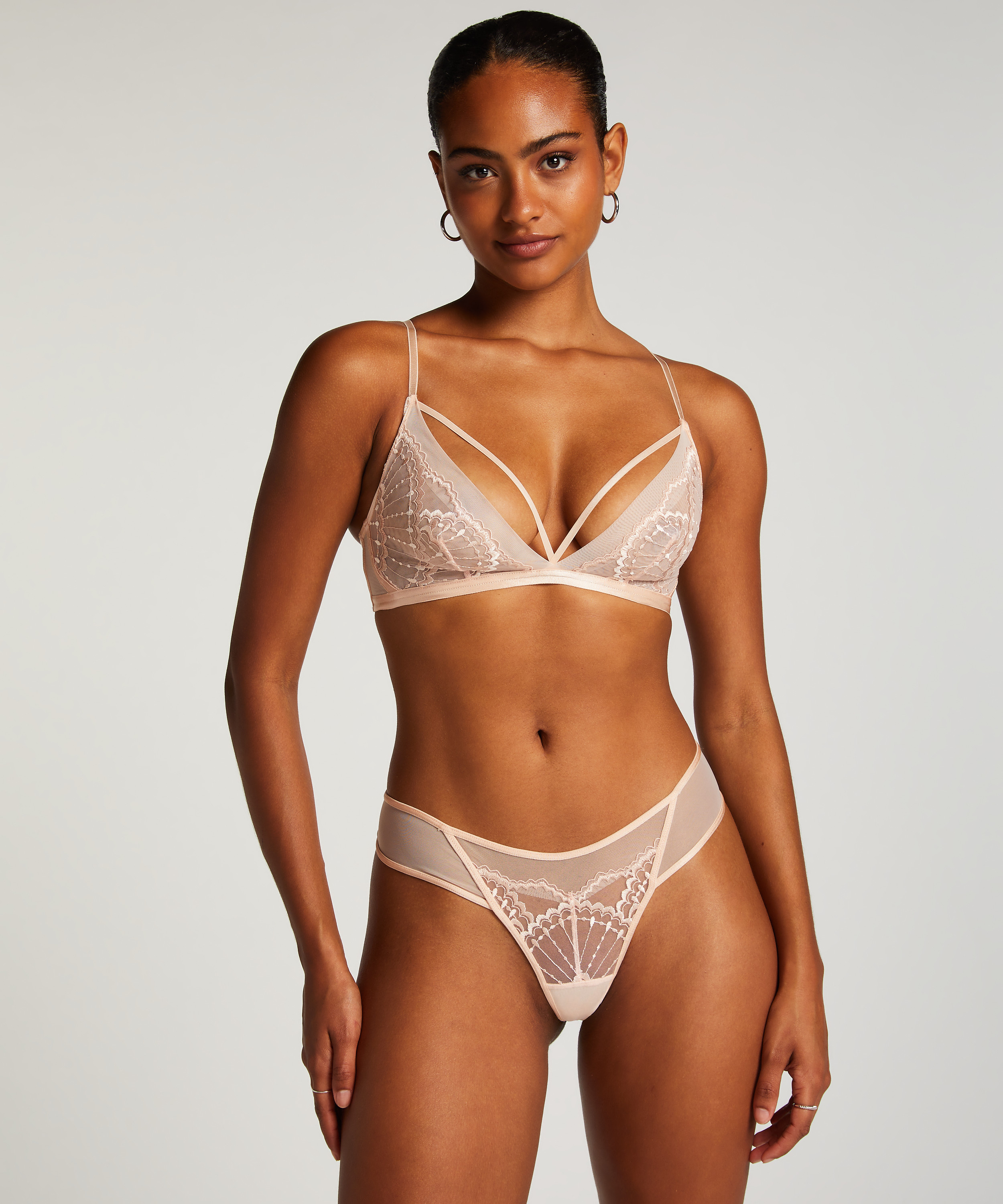 Bralette Jade, Rose, main