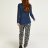 Pyjama-Set f&uuml;r das Stillen, Blau