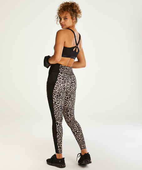 HKMX Sport-Legging mit hoher Taille, Grau