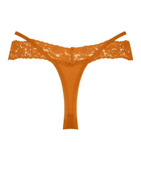 Extra niedriger V-String Elliena, Orange