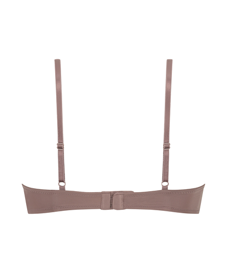 Soutien-gorge à armatures préformé Plunge, Marron