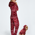 Onesie Flanelle Polaire, Rouge
