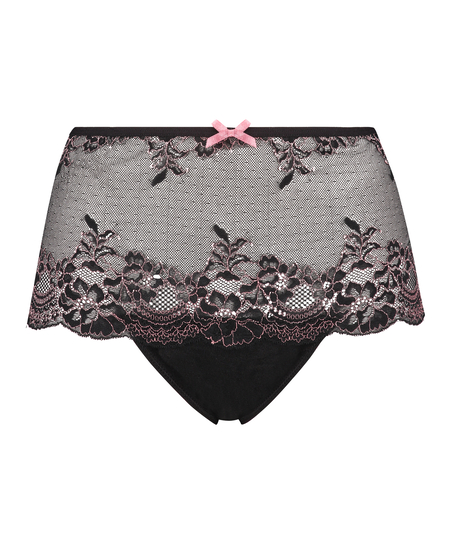 Boxer string Doriane Curvy, Noir