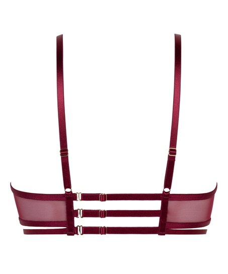 Nicht gepolsterter Longline-B&uuml;gel-BH Scarlett, Rot