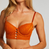 Soutien-gorge rembourr&eacute; &agrave; armatures longline Vera, Orange