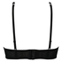 Padded strapless underwired bra Ramona, Noir