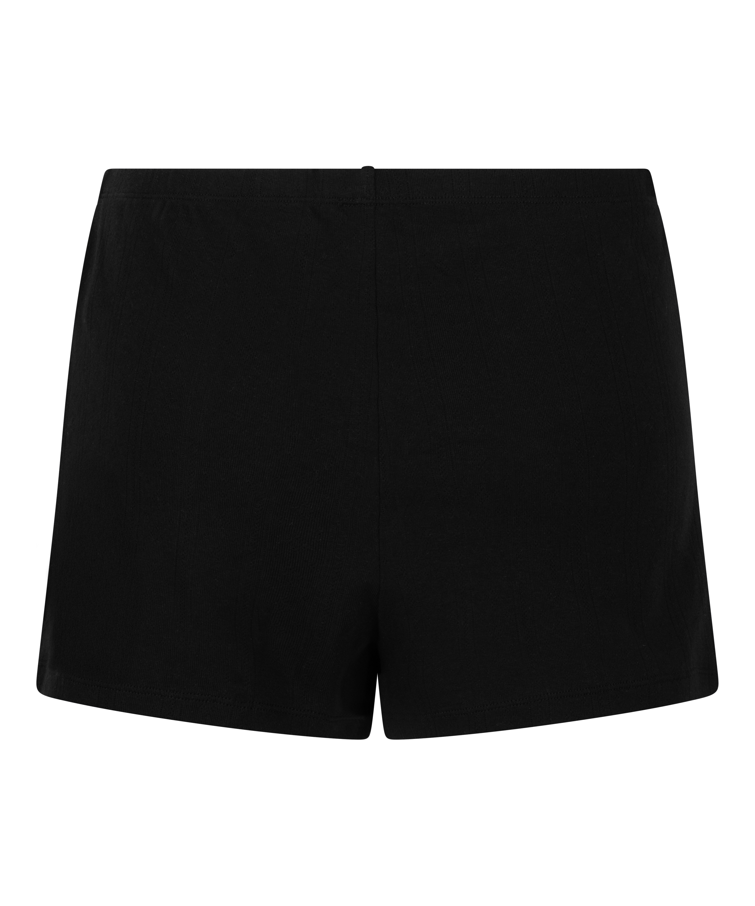 Short Pointelle, Noir, main