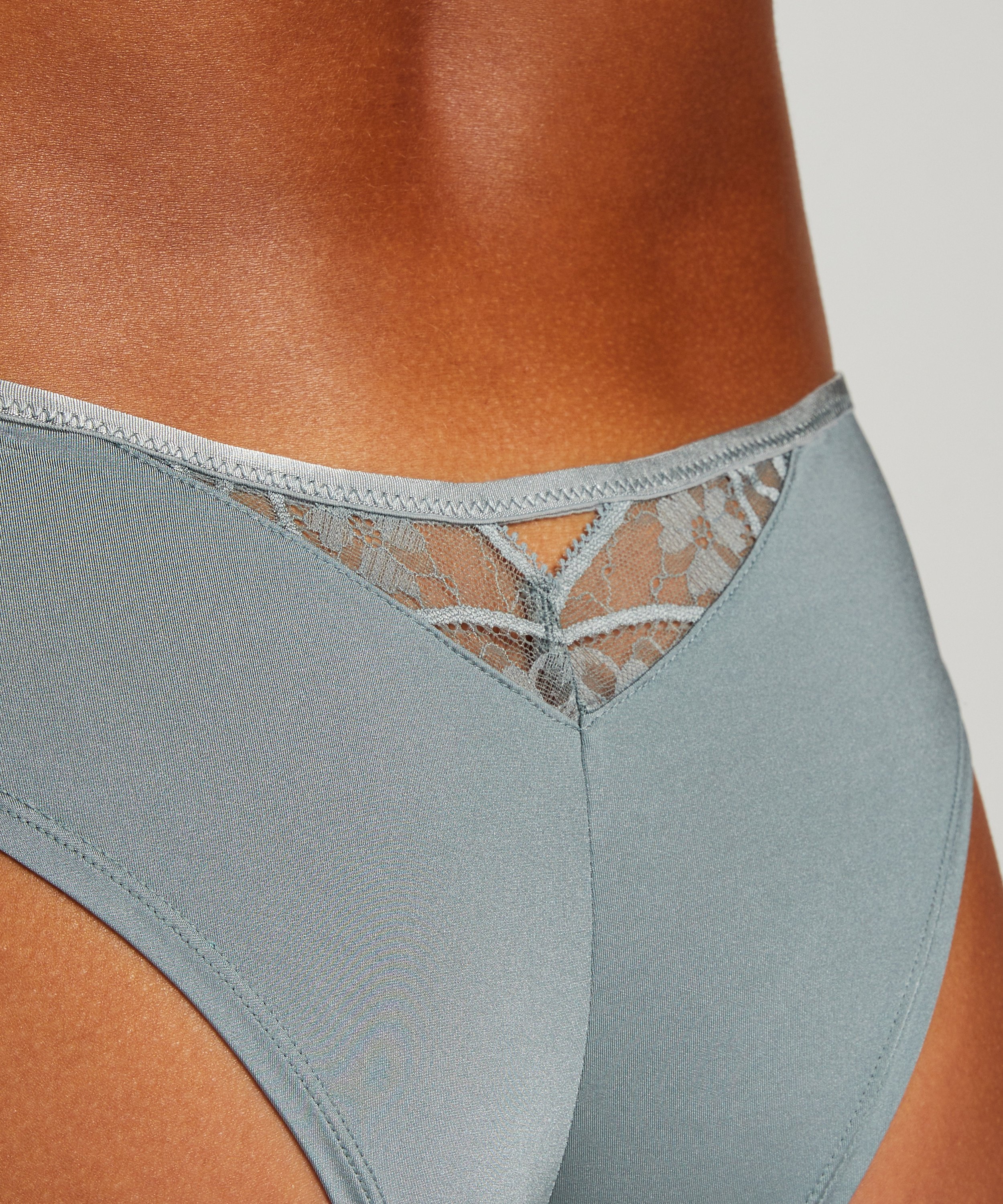 Slip br&eacute;silien Luna, Bleu, main