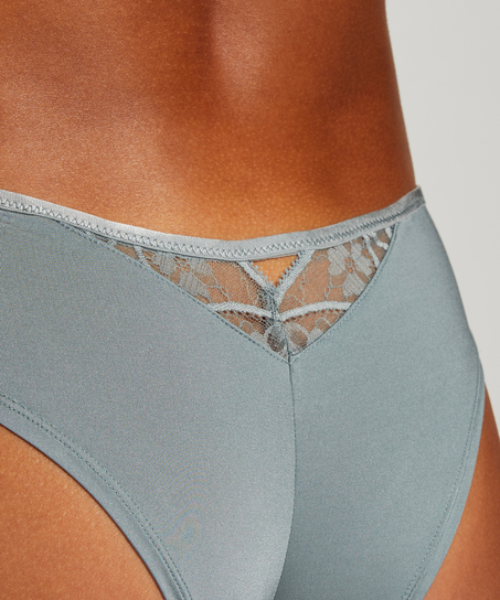 Slip br&eacute;silien Luna, Bleu