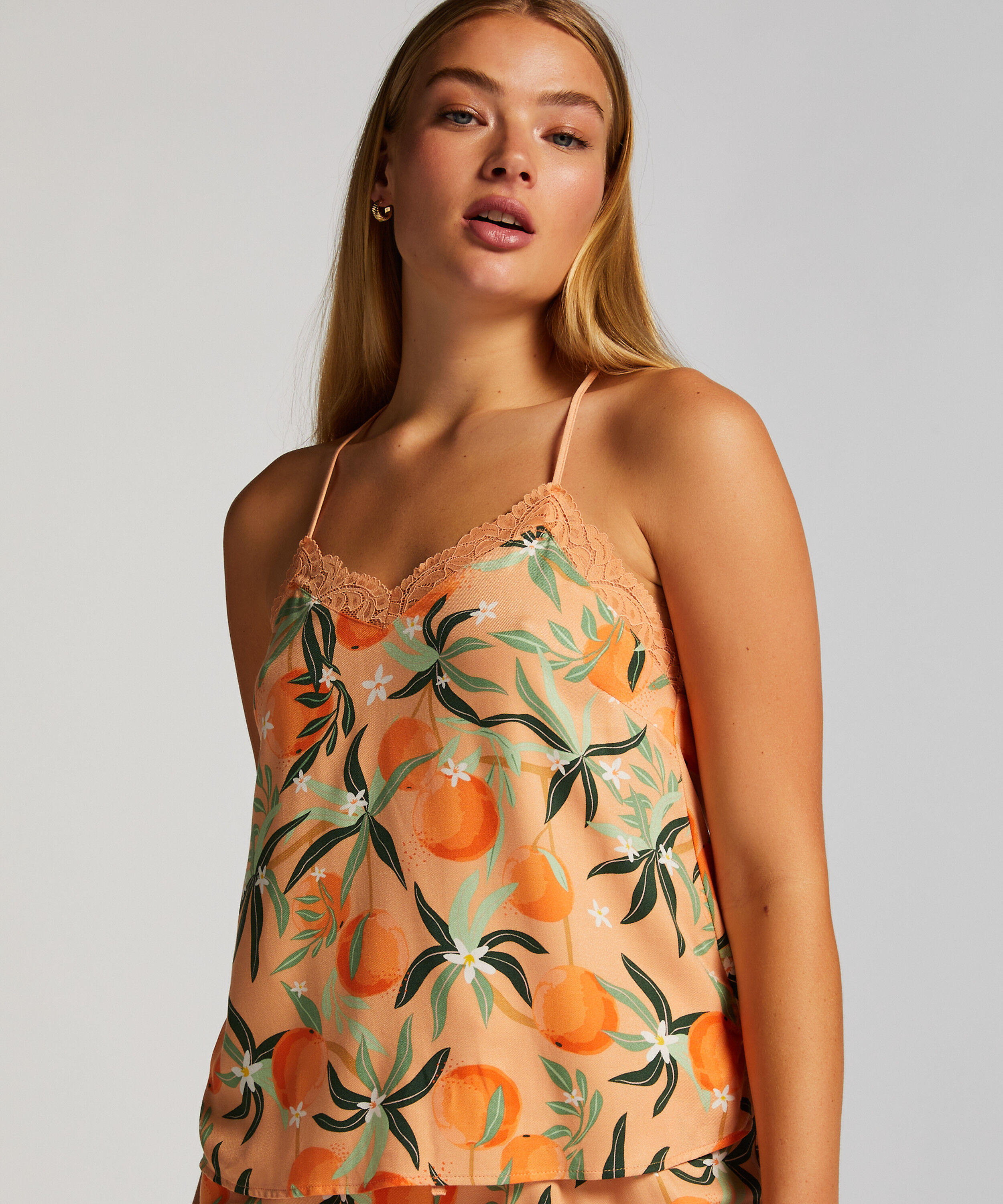 Camitop Woven Lace, Rose