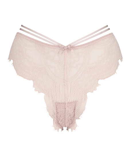 Slip brésilien échancré Sian, Violet