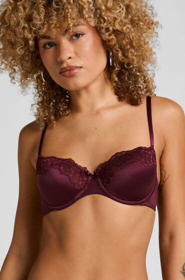 Hunkemöller Soutien-gorge à armatures préformé Lace & Shine Violet