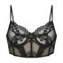 Soutien-gorge à armatures non-préformé longline Emily, Noir