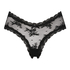 Slip brésilien V-shape mesh, Noir