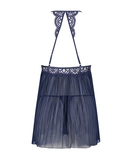 Babydoll Chiffon, Blau