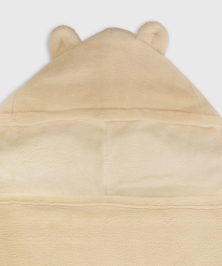 Kuscheldecke Teddy, Beige