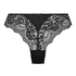 Brazilian-Slip mit hohem Beinausschnitt Dora, Schwarz