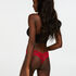 String Invisible Lace back, Rouge