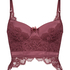 Soutien-gorge &agrave; armatures pr&eacute;form&eacute; longline Heather, Rouge