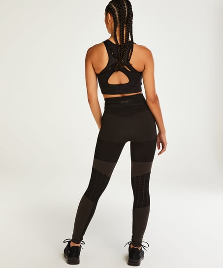 Soutien-gorge de sport HKMX The Motion Level 2, Noir