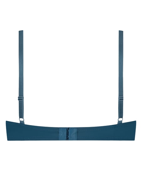 Vorgeformter Bügel-BH Plunge, Blau