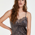 Cami Velours Zebra, Grau