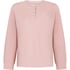 Top Waffelstrick Henley, Rose