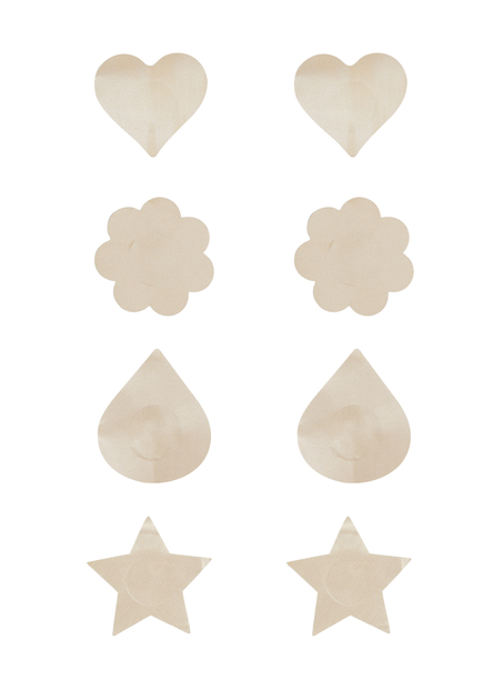 4er-Pack Nipple Covers, Beige