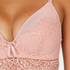Soutien-gorge long rembourr&eacute; Sabina, Rose