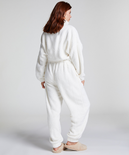 Combinaison Fleece, Blanc
